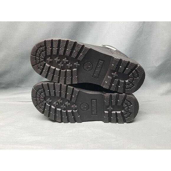 Timberland Youths Field Boot Mid Waterproof Triple Black Size 2.5 NEW NO BOX! - Picture 7 of 9
